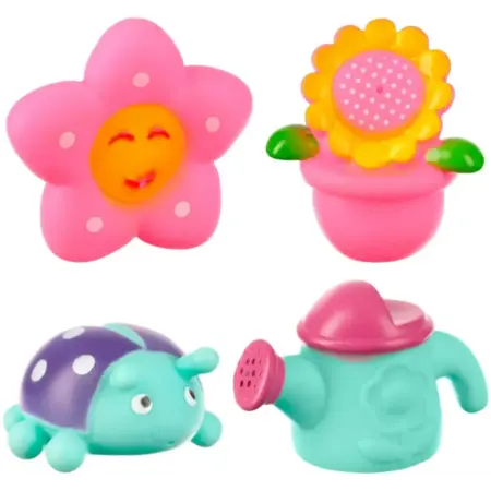 Игрушки для купания "Мир насекомых", 4 шт, от 3 мес. KoroBoom Shop