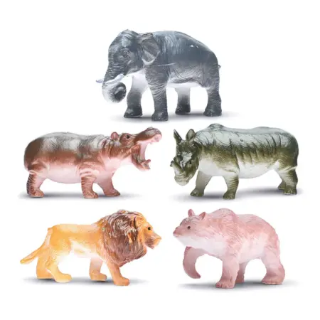 Набор фигурок "Дикие животные" для сюжетно-ролевых игр. KoroBoom Shop