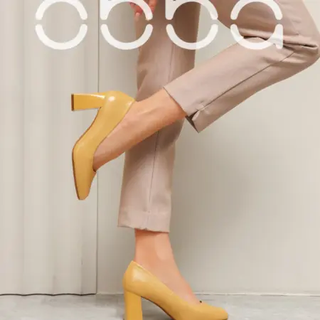 Туфли с квадратным носом на каблуке. Obba! Just WOW.