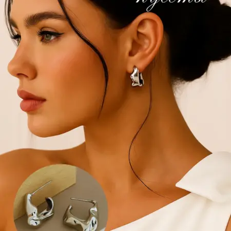 Серьги бижутерия гвоздики пусеты. Look-a-Like