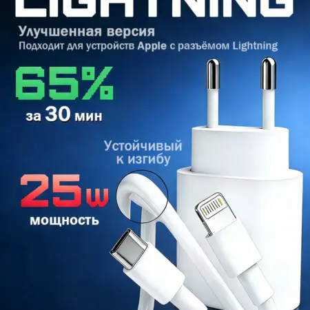 Быстрая зарядка для iPhone 25w. ANSTY Mall