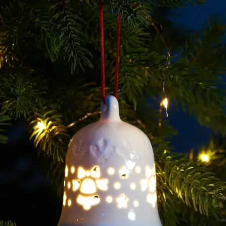 Игрушка на ёлку Колокольчик новогодний декор световая фигура. KoroBoom Shop