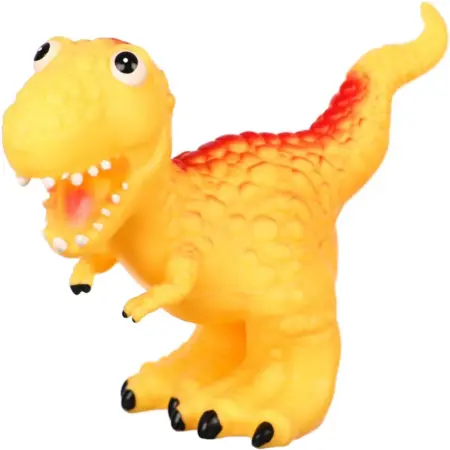Игрушка для купания Динозавр Тираннозавр, с пищалкой, 22 см. KoroBoom Shop