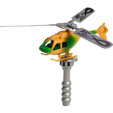 Пластиковая модель вертолёт "Защитник" с запуском для детей. KoroBoom Shop