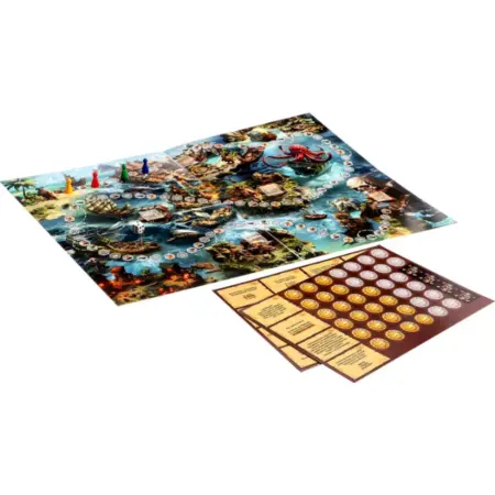 Настольная игра-ходилка "Тайна пиратского клада", бродилка. KoroBoom Shop