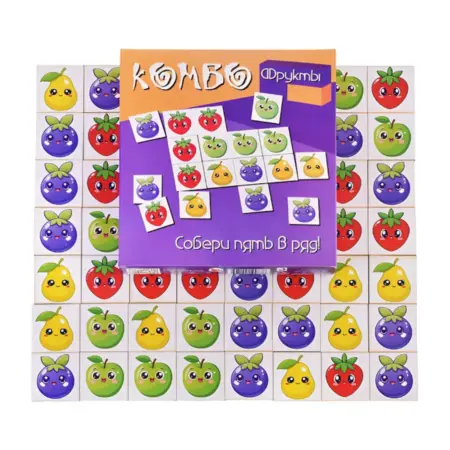 Развивающая логическая игра "Комбо. Фрукты" для для детей. KoroBoom Shop