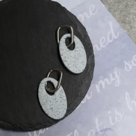 Авторские серьги-конго Гранит SieepyWorld. theSleepyWorld