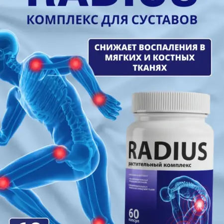 Radius Комплекс для суставов связок и хрящей Хондропротектор. ИП Левицкая Е. С.