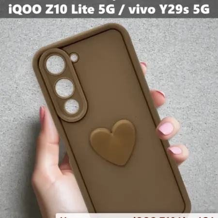 Чехол на iQOO Z10 Lite 5G, vivo Y04s, Y29s, Y04 4G сердце. All in