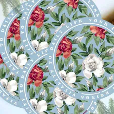 Салфетка сервировочная круглая подложка под тарелки. AESTEAM