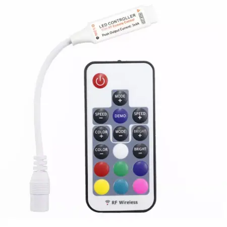 LED диммер с пультом для RGB лент и неона 12 24 В. BARON NEON