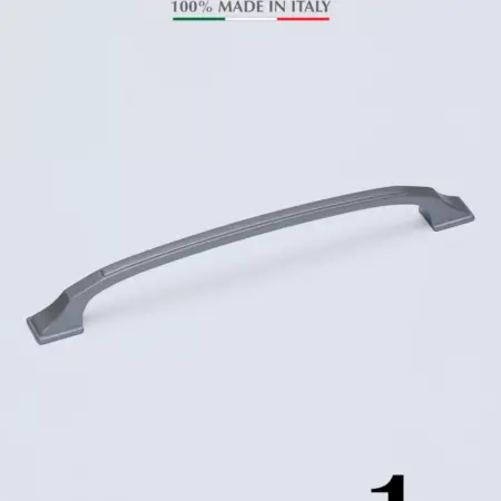 Ручка для мебели Скоба Италия Матовое серебро 160 мм 1 шт. Империя ручек