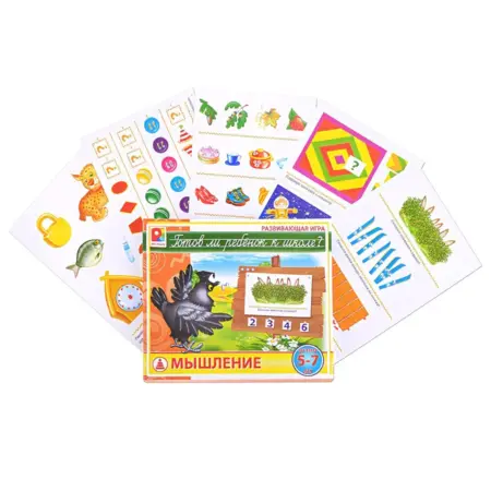 Развивающая игра "Готов ли ребенок к школе? Мышление". KoroBoom Shop