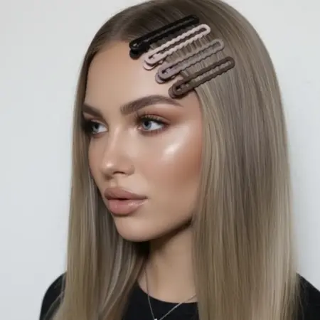 Заколки-зажимы для волос набор 4 шт. VEXT