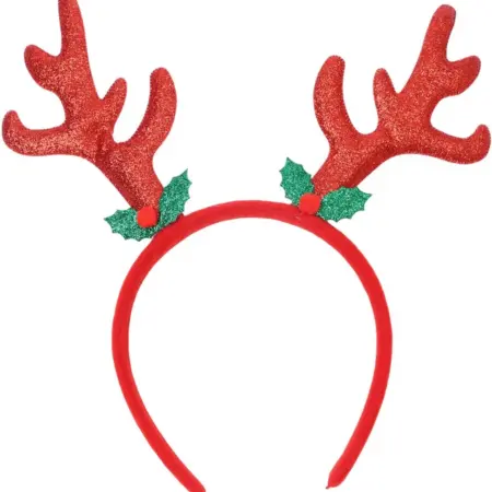 Карнавальный новогодний ободок "Рога", обод на голову. KoroBoom Shop