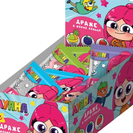 Драже в форме кольца Луана, 30 шт по 10 г. Уголок сказки