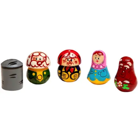 Пальчиковый кукольный театр "Маша и Медведь" для детей. KoroBoom Shop