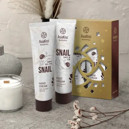 Подарочный набор крем для рук, крем для ног. AsiaKiss Официальный магазин