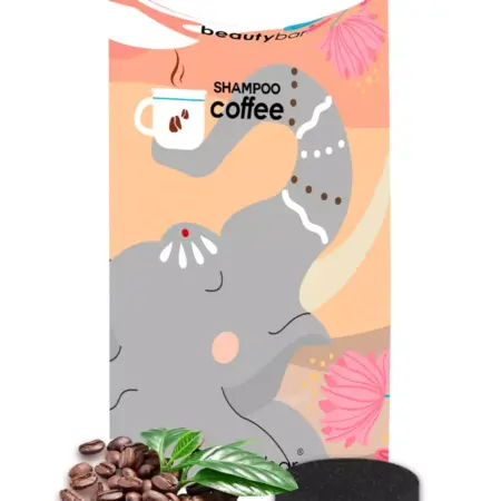 Твердый шампунь для стимуляции роста волос с ароматом кофе. Wow Beauty Bar