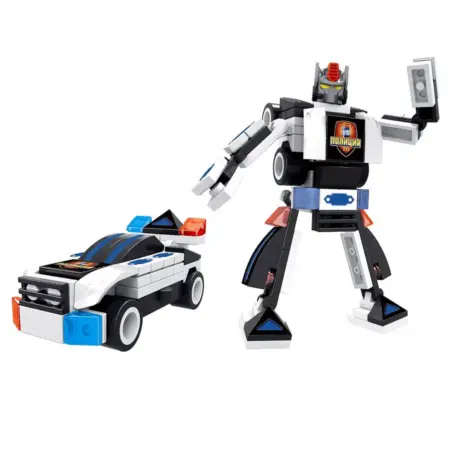 Блочный конструктор-трансформер "Стражник" для мальчика. KoroBoom Shop