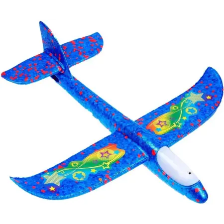 Самолёт "Супербыстрый" светодиодный, 35х37 см, цвета МИКС. KoroBoom Shop