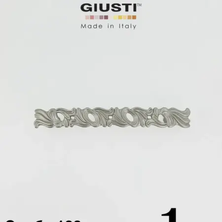 Италия Ручка для мебели Скоба WMN829 128 мм. Матовое серебро. EMAR