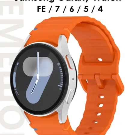 Силиконовый ремешок для Samsung galaxy watch 7 fe 6 5 4. Магазин ремней безопасности