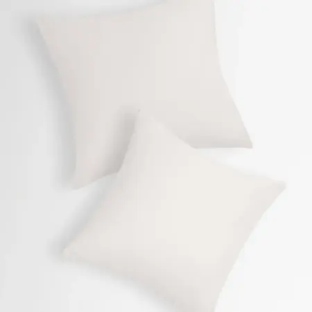 Наволочки 70x70 в комплекте 2 шт, сатин гладь крем. Атмосфера