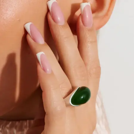 Кольцо Боттега крупное с камнем. Dari accessory