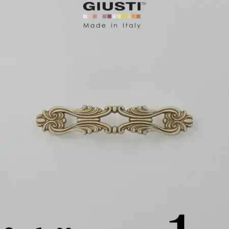 Италия Ручка для мебели Скоба WMN797 96 мм. Винтажное золото. EMAR