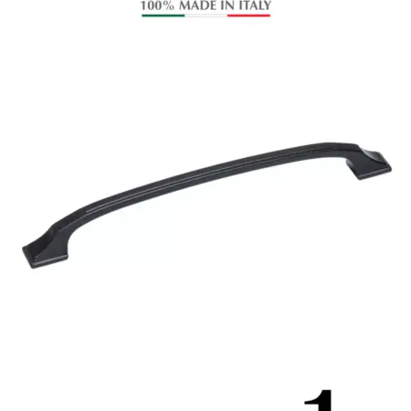 Ручка для мебели Скоба Италия Матовый графит 160 мм 1 шт. Империя ручек