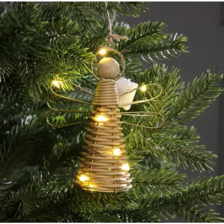 Игрушка на ёлку "Ангел", новогодний декор, световая фигура. KoroBoom Shop