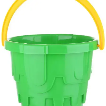 Ведро "Крепость", размер 19х14 см, ведерко для игр с песком. KoroBoom Shop