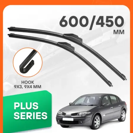 Щетки стеклоочистителя для Renault Megane II (2002-). CARVILLESHOP