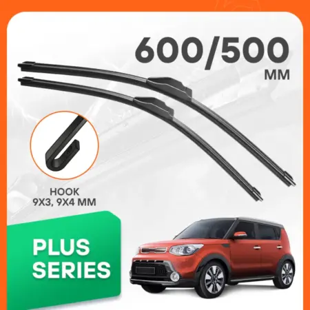 Щетки стеклоочистителя для KIA Soul (2014-) 600 500мм 2 шт. CARVILLESHOP