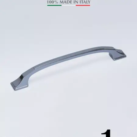 Ручка для мебели Скоба Италия Хром глянец 128 мм 1 шт. Империя ручек