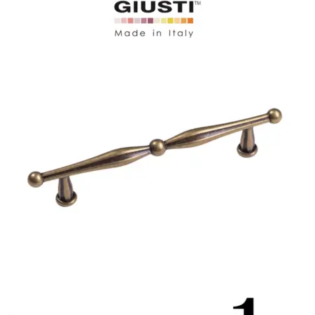 Италия Ручка для мебели WMN814 Античная бронза 128 мм 1 шт. Империя ручек