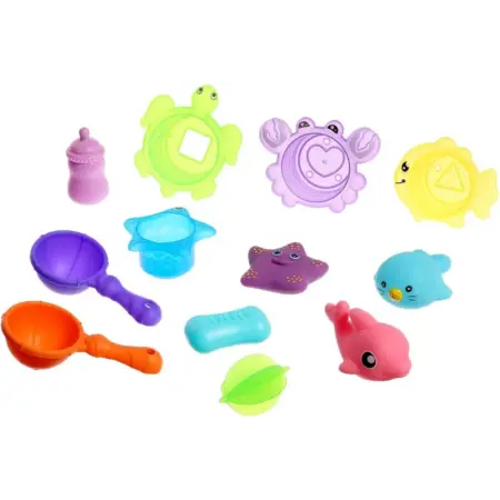 Игрушки для купания "Подводный мир", 11 шт, МИКС. KoroBoom Shop