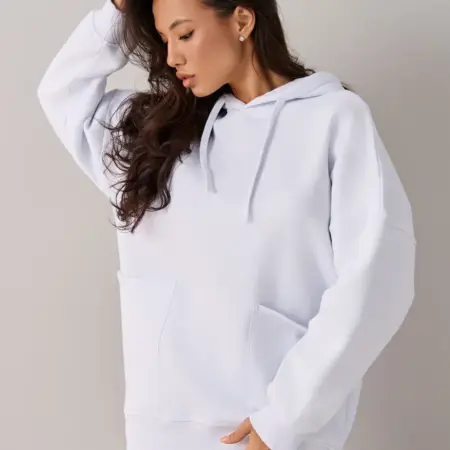 Худи оверсайз с начесом с капюшоном. МодноДоступно