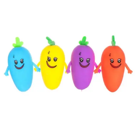 Сквиш набор "Морковки", жмякалка антистресс, 4 шт, МИКС. KoroBoom Shop