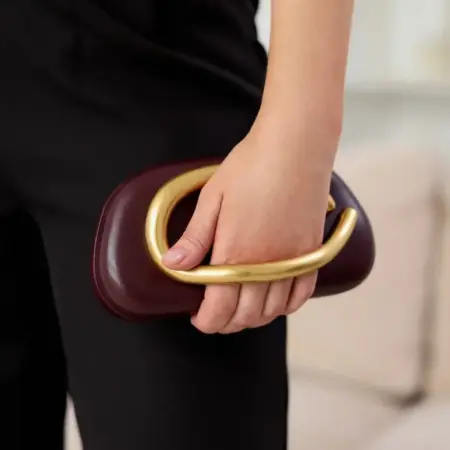 Сумка клатч вечерний на цепочке через плечо. BONITA