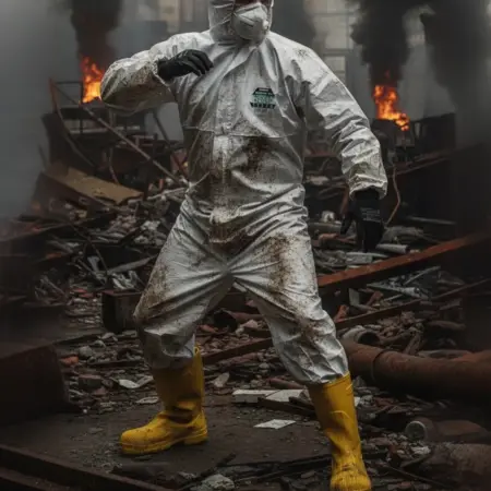 Комбинезон защитный многоразовый, хим защита, малярный. GREEDISGOOD