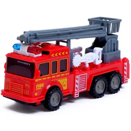 Игрушечный автомобиль "Пожарная служба" для сюжетных игр. KoroBoom Shop
