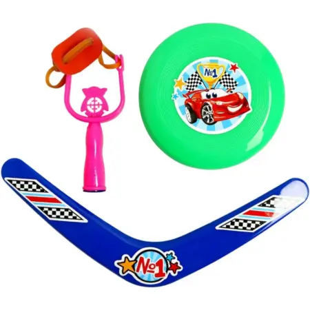 Набор Ты - номер один бумеранг, летающая тарелка и рогатка. KoroBoom Shop