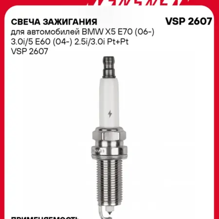 Свеча зажигания для BMW X5 5 платина+платина. CARVILLESHOP