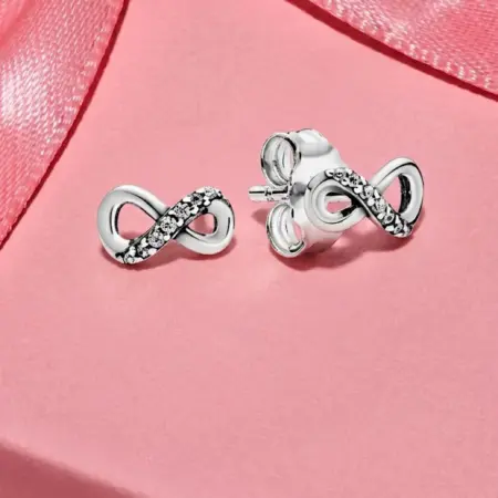 Серьги Узел бесконечности. Официальный магазин Pandora Live