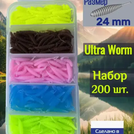 Силиконовые приманки для мормышинга и микроджига. FishTime