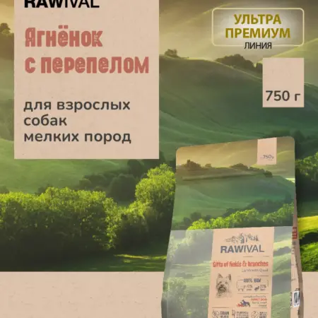 Сухой корм Gifts of Fields&Branches ягнёнок с перепелом для…. СИМБИО