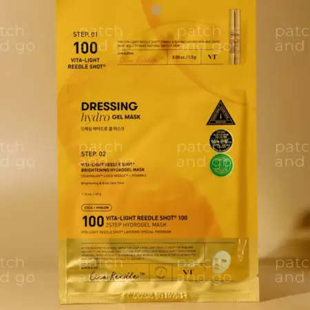 Двухэтапная маска с витамином С и микроиглами, 1.5g + 33g. Patch and Go