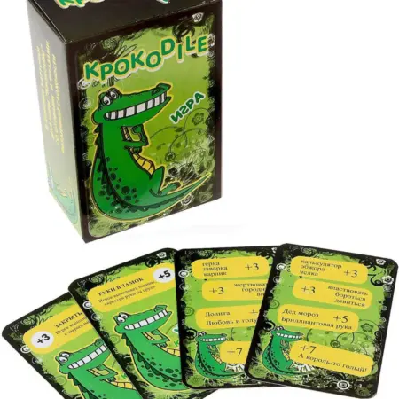 Семейная настольная игра "Крокоdile" на ассоциации, 108 карт. KoroBoom Shop